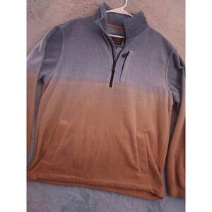 Billabong Sweater Mens Large Adventure Division Ombre Fleece Quarter Zip Surfer